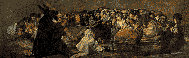 Witches' Sabbath (The Great He-Goat) by Francisco Goya